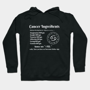 Cancer Ingredients Hoodie